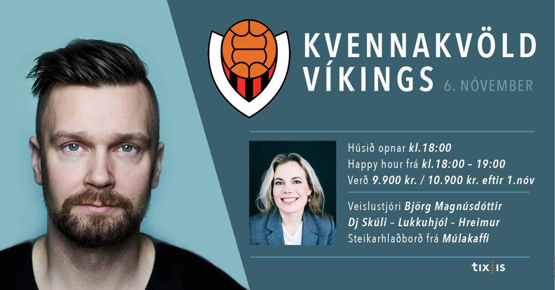 Kvennakvöld Víkings 6. nóvember